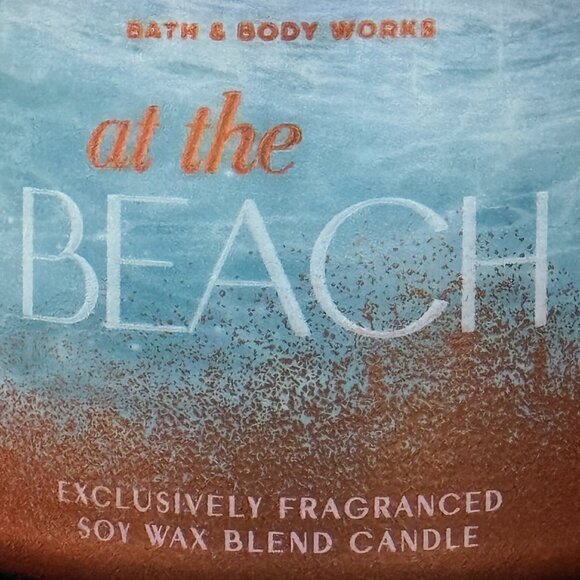 BBW At the Beach Bath & Body Works 3 Wick Candle - Picture 3 of 10